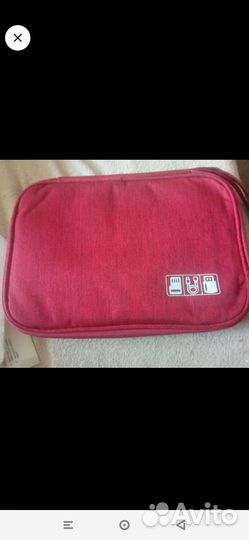 Органайзер для зарядок, косметичка органайзер