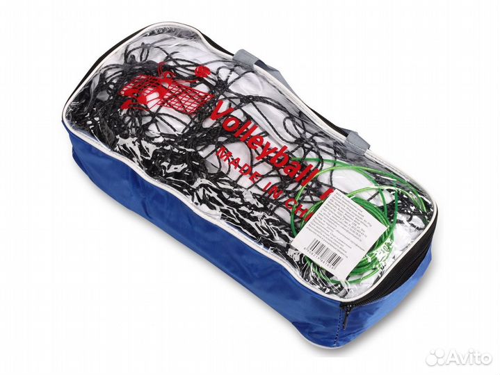 Сетка волейбольная 9,5х1 м (нить 2,0 мм) с тросом