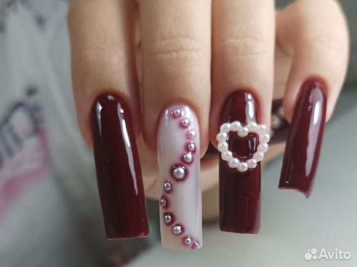 Маникюр, гель-лак, наращивание, крейзи дизайн