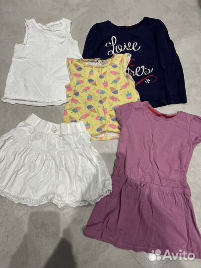 Одежда для девочки пакетом 110 116