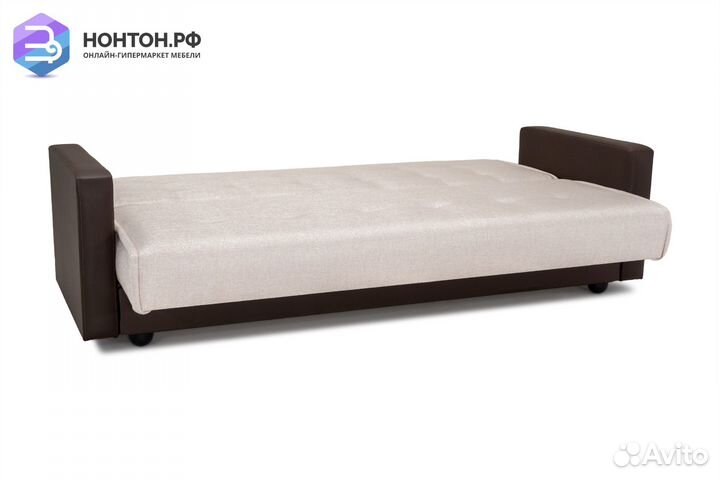 Диван книжка Лондон рогожка бежевая