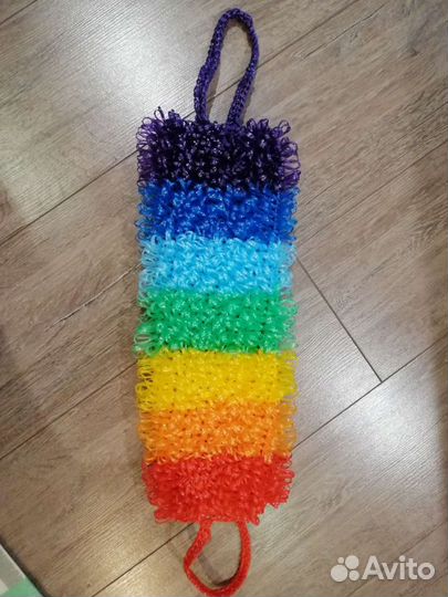 Мочалка вязаная ручной работы