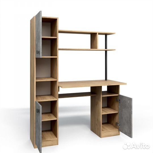 Стол ск 7 (дуб золотой крафт/ателье светлое)