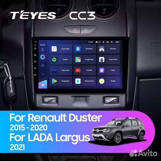 Магнитола Teyes CC3 LADA Largus 2021+