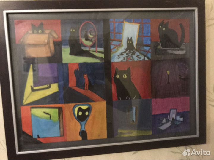 Картина холст акрил