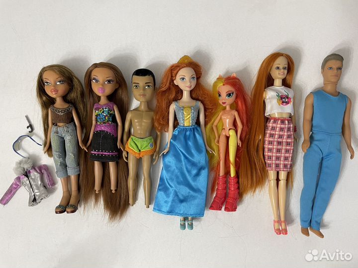 Куклы bratz, barbie, equestria girl лот