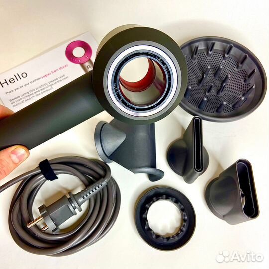 Dyson фен Premium Красный