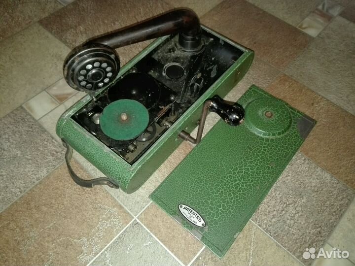 Окопный патефон (мини патефон)