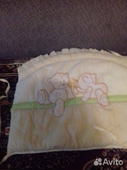 Балдахин и бортики в кроватку