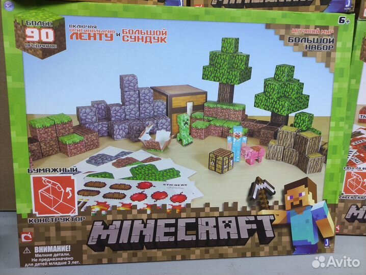 Бумажный конструктор minecraft