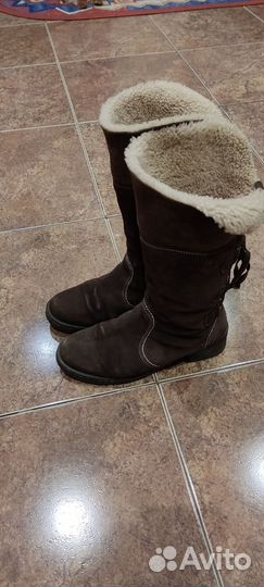 Сапоги зимние р. 39 юничел девочке