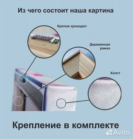 Интерьерная картина большая