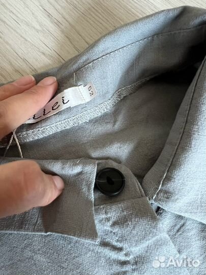 Мужской костюм лен р 52