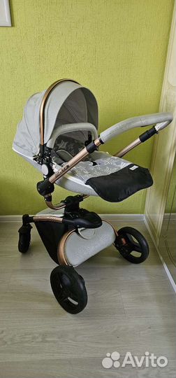 Коляска 2 в 1 эко кожа aulon