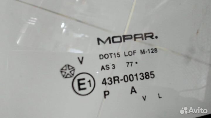 Стекло кузовное боковое Chrysler Voyager, 2008