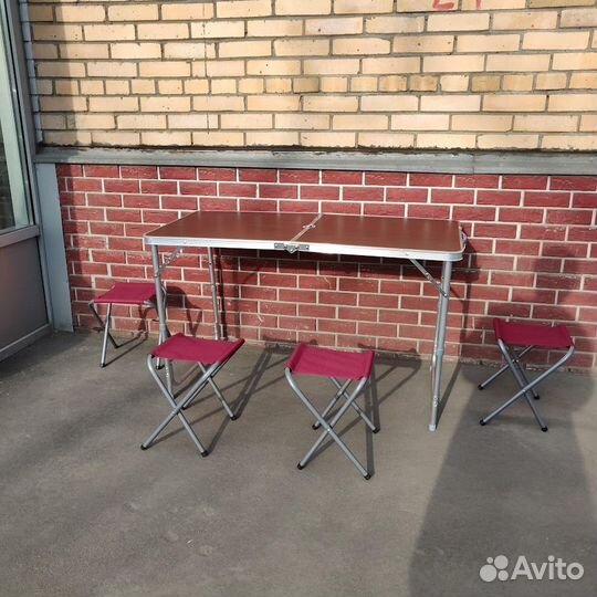 Стол складной туристический со стульями