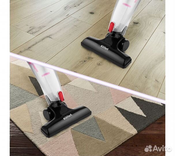 Вертикальный пылесос кт-597-1 черный