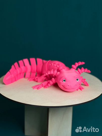 Аксолотль игрушка 3D печать