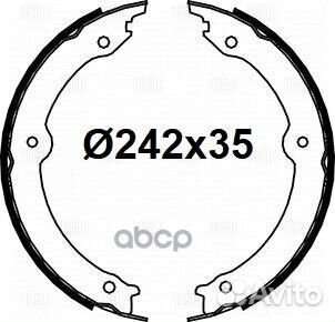 Колодки торм. для а/м Toyota Land Cruiser 200