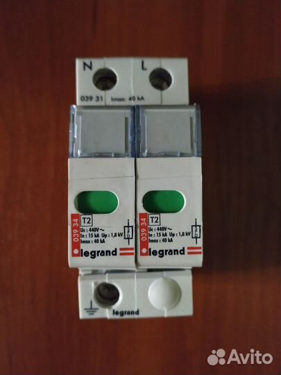 Legrand Разрядник 2Р 40ка арт.039 31