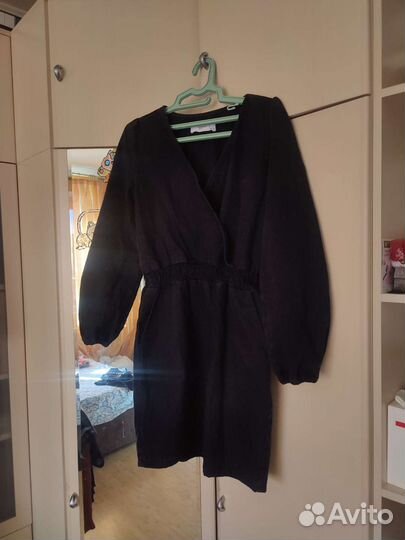 Джинсовое платье 36