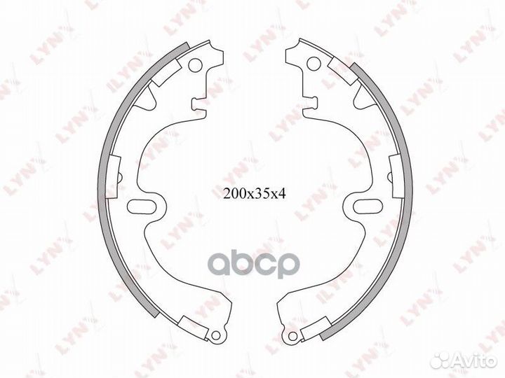 Колодки торм.задн.toyota Camry(V10/20) 1.8-2.0T