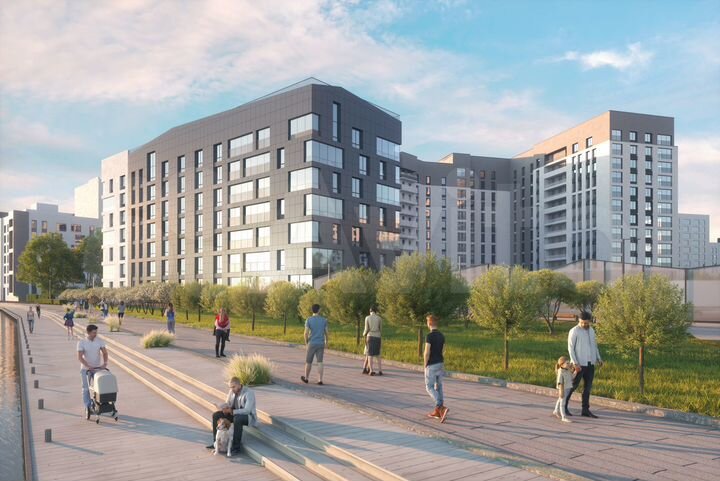 2-к. квартира, 57,9 м², 5/12 эт.