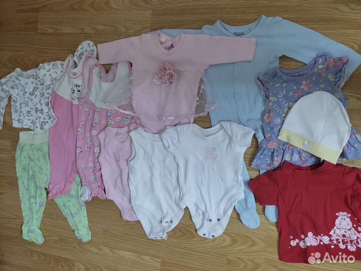 Детские вещи пакетом от 0 до 3