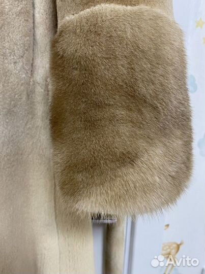 Шуба норковая новая с капюшоном 48