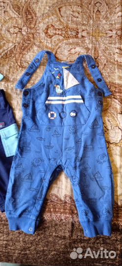 Детская одежда: полукомбинезон р. 86