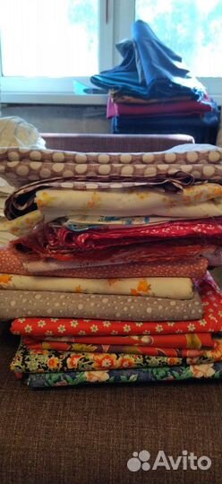 Ткань: Хлопок, лён, ситец СССР, вафля и др. ткань