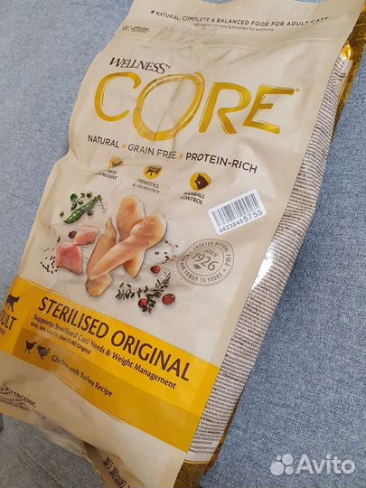 Корм Wellness core sterilised original