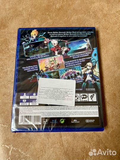 Игра Azure Striker Gunvolt: Striker Pack (Новая)