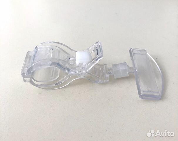 Держатель ценника с зажимом на трубу