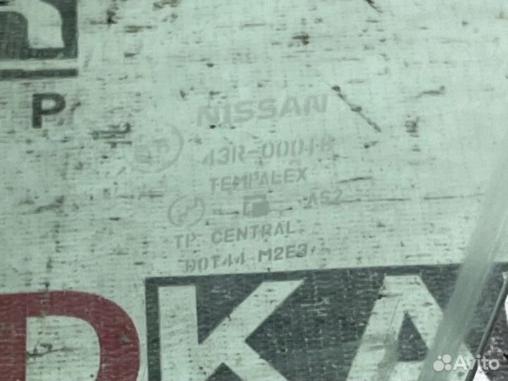 Стекло двери переднее левое Nissan Pulsar N15 GA15