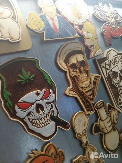 Авторские магниты и значки