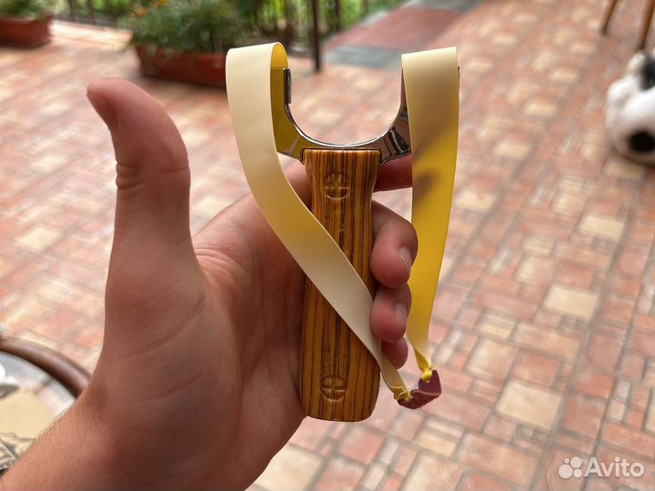 Мощная рогатка. Плоский жгут