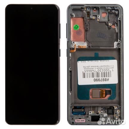 Дисплей в сборе с тачскрином и передней панелью дл