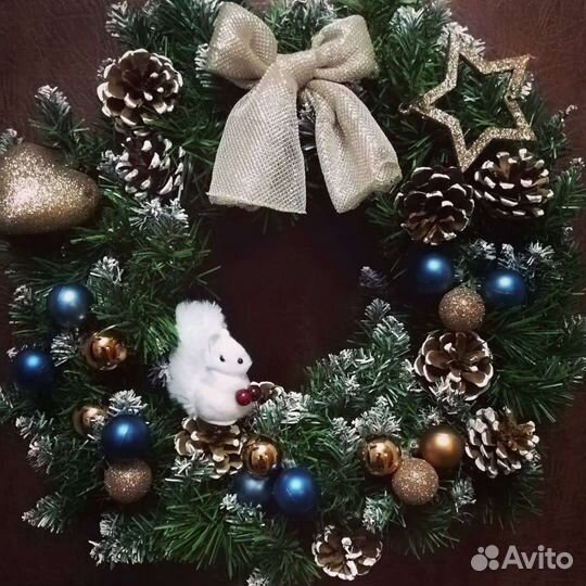 Новогодний рождественский венок
