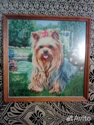 Картина Собачка.Алмазная мозаика