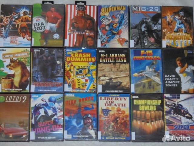 Картриджи Сега, Денди