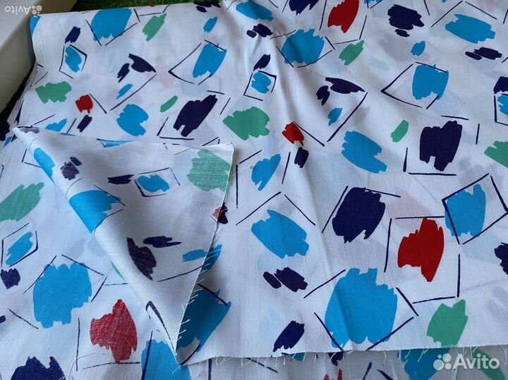 Ткани СССР Сатин Хлопок Ситец Поплин