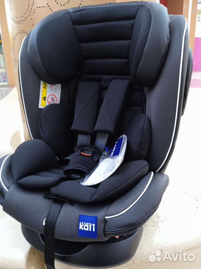 Автокресло Kari Kids 0-36 кг. изо фикс. Новые