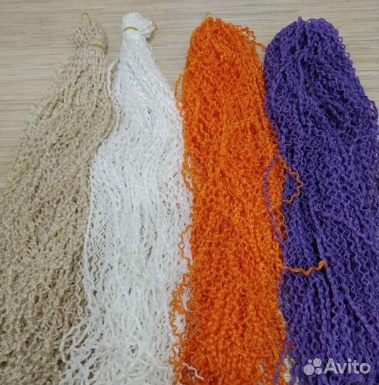 Зизи гофре и косы для афронаращивания