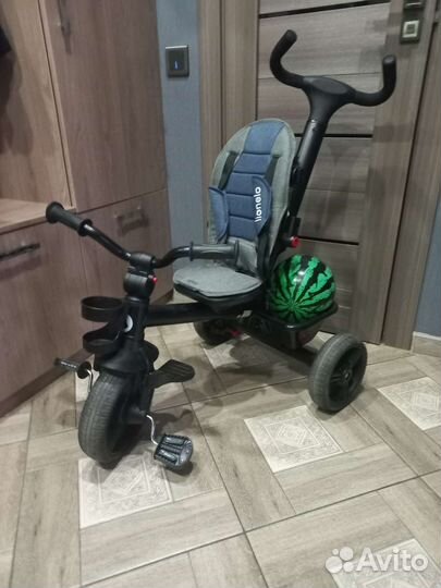 Детский велосипед с родительской ручкой