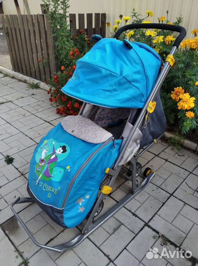 Санки коляска ника