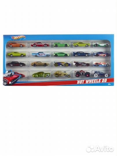 Набор машинок 20шт. hot wheels новый
