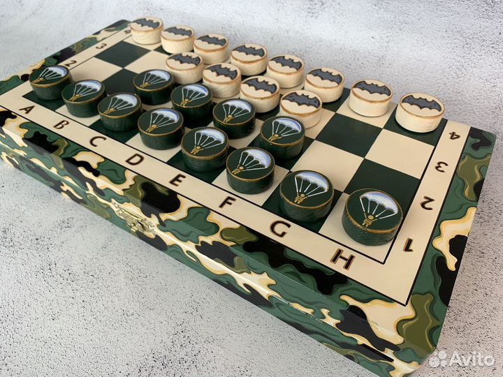 Шашки «Армейские» новые, ручная