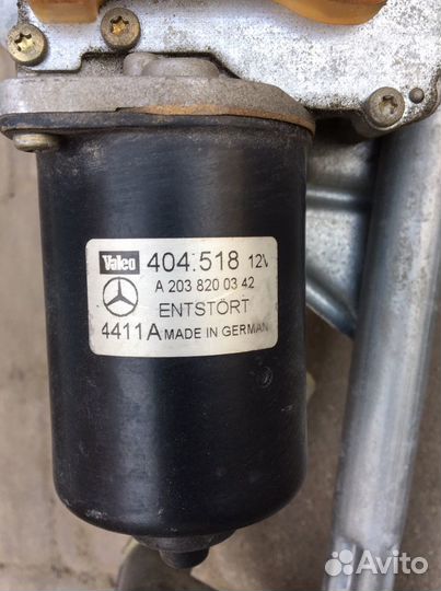 Трапеция дворников Mercedes w203,s203,CL203