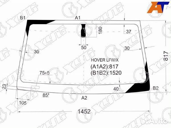 Стекло лобовое great wall hover H3
